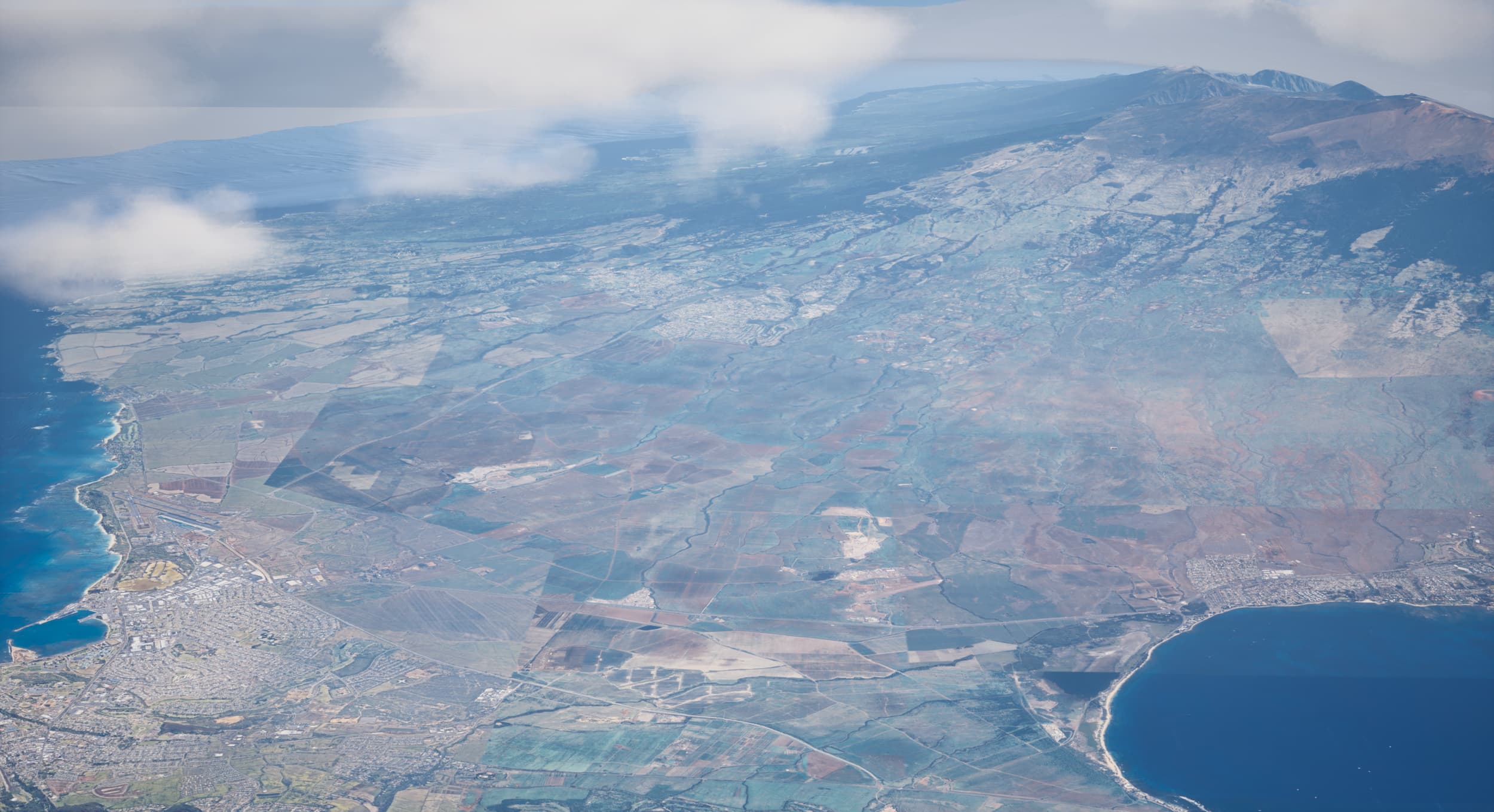 Maui Central Valley Aerial View